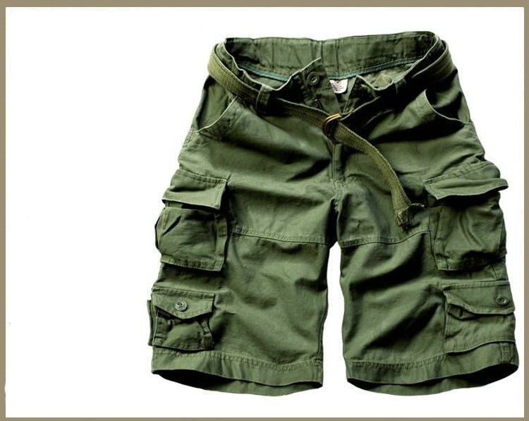 2023 Summer Army Military Bermudas Shorts Men with Belts Casual Camo Knee-length Mens Cargo Short Trousers Camouflage Hombre