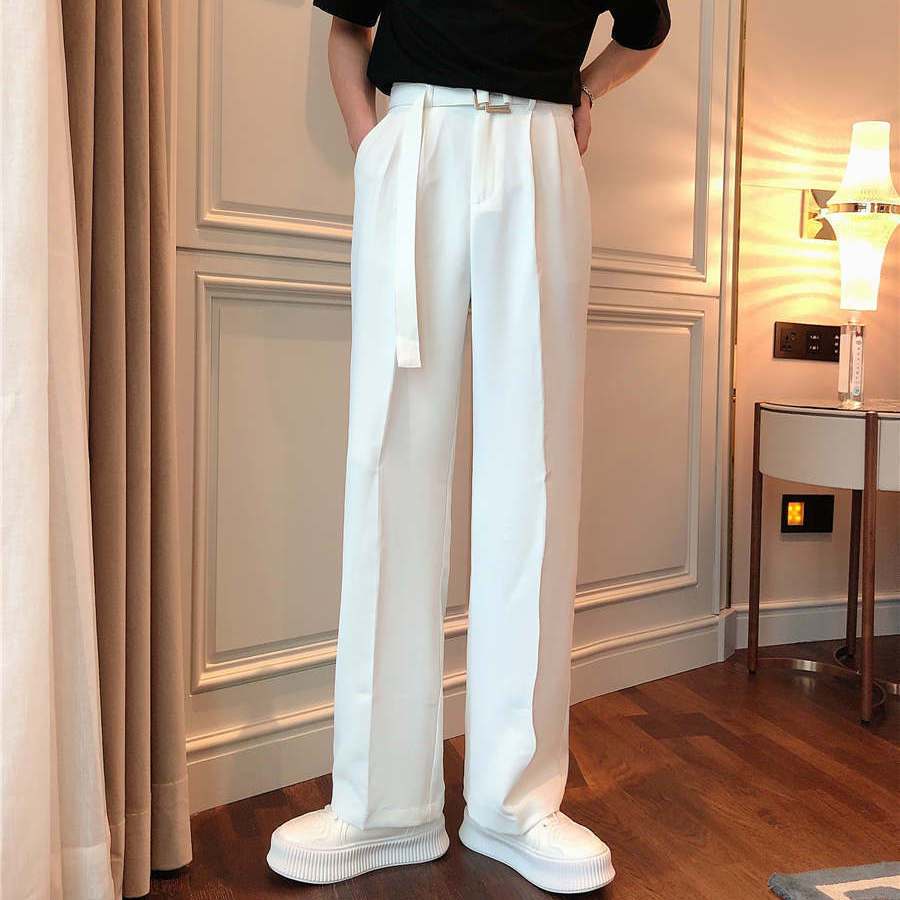 Men's Clothing 2023 New Spring Summer Thin Loose Zipper Casual Fashion Man Korean Comfortable Solid Color Pockets Handsome Pants