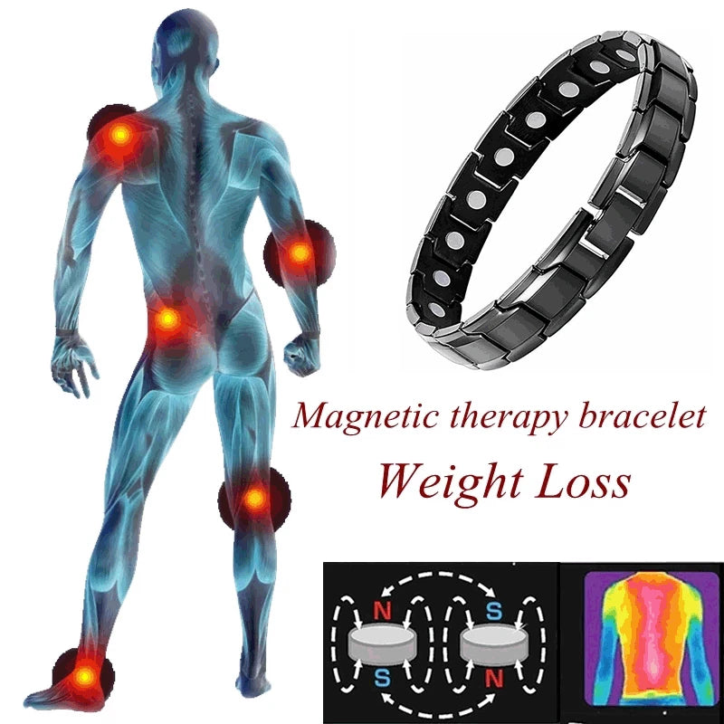 Therapeutic Energy Healing Magnetic Bracelet Men Women Therapy Arthritis Jewelry