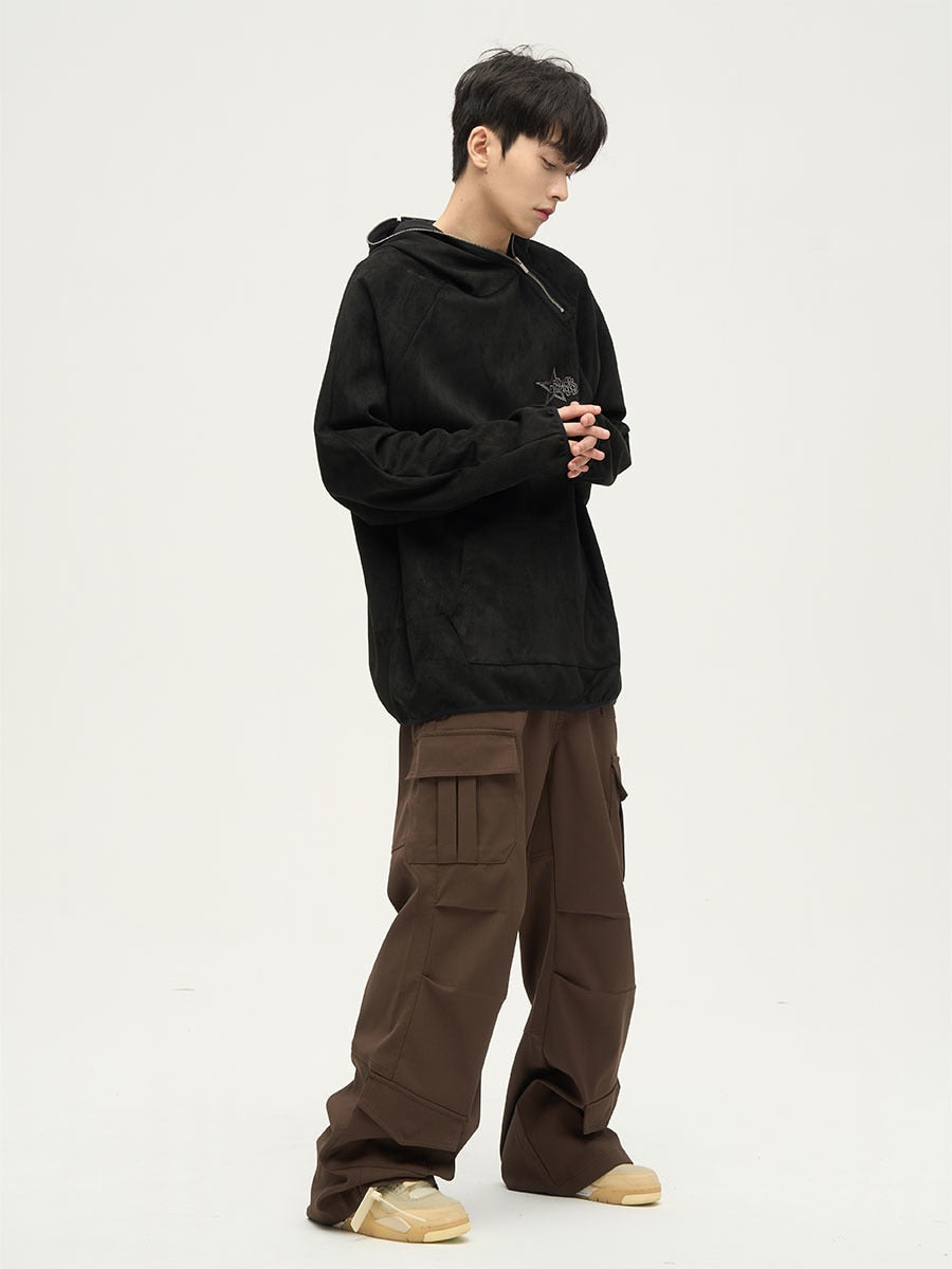 2023 style, senior sense, American cargo pants, men's ins, China-Chic casual high street trousers, lovers' pants calca men