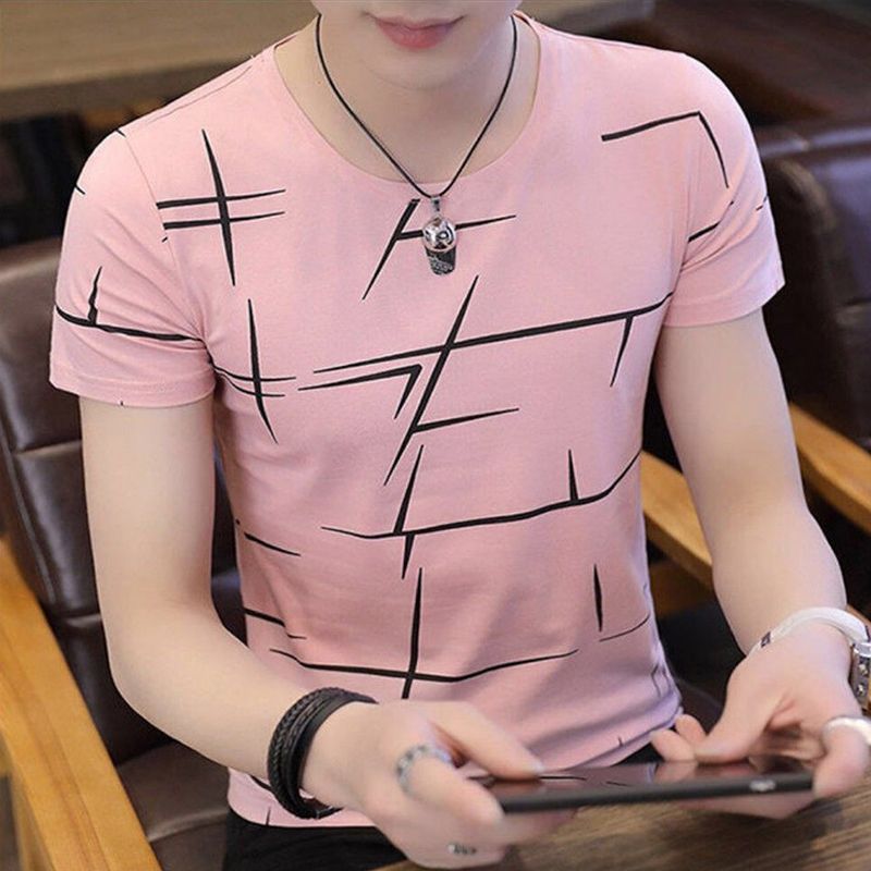 Fashion O-Neck Casual Printed T-Shirt Men's Clothing 2023 Spring New Loose Korean Pullovers Long Sleeve All-match Tee Shirt