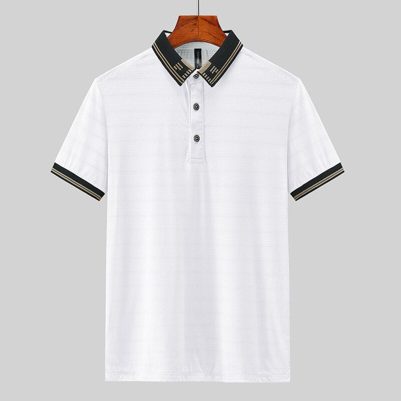 Men's Clothes Big Size Men Polo Shirts Short Sleeve Breathable Golf Wear Tee Shirt Male 8xl 7xl Large Plus Size Designer Fashion