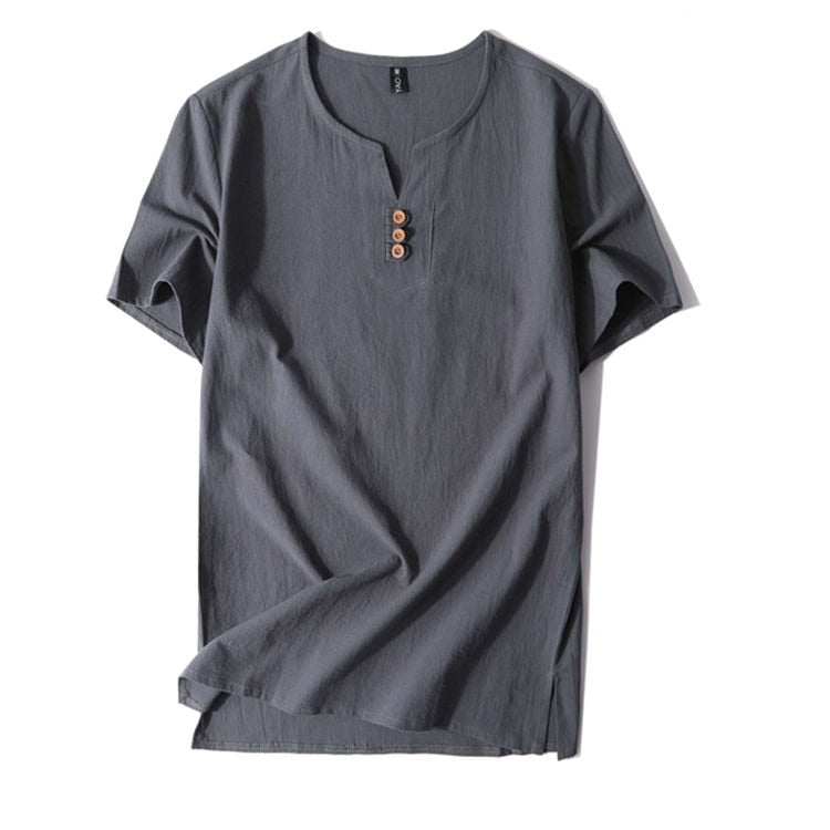 Men's T Shirts Plus Size 5XL 6XL 8XL 9XL large Oversized T Shirt Linen Short Sleeve Tee Shirt Male Summer Men T-shirt Big Size