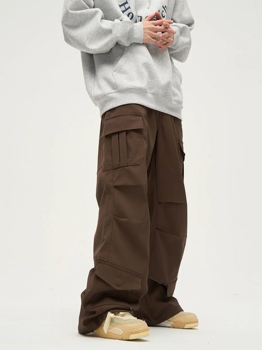 2023 Style, Senior Sense, American Cargo Pants, Men's Ins, China-Chic Casual High Street Trousers, Lovers' Pants Calca Men