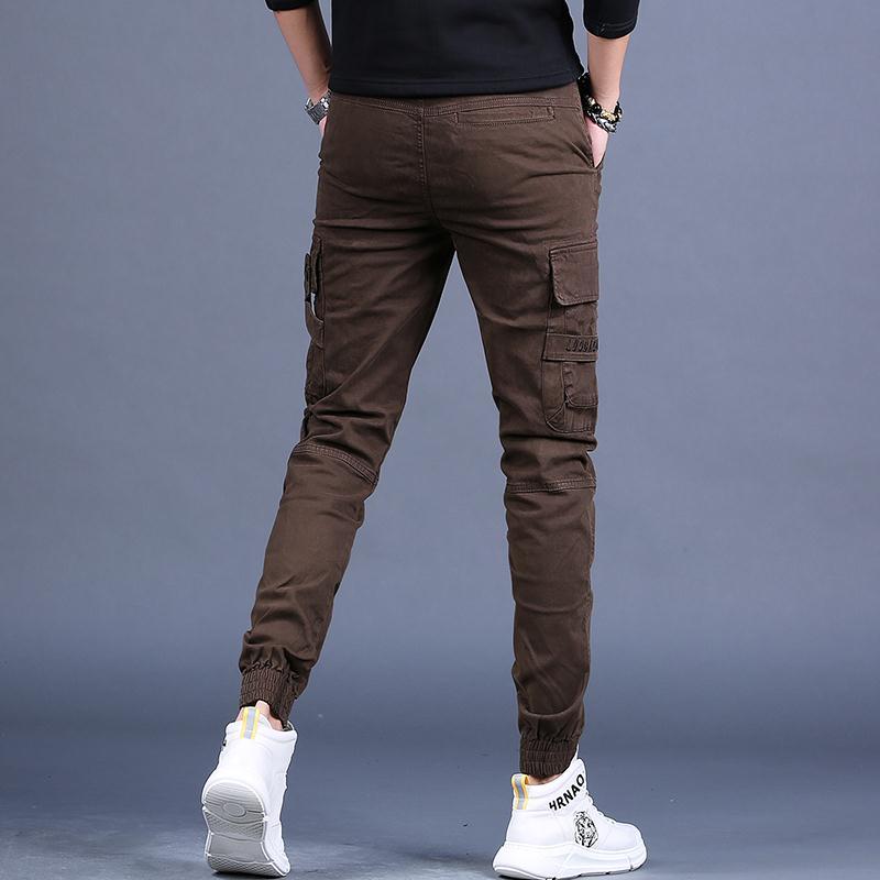 2023 Autumn Winter Cargo Pants Men Streetwear Hip Hop Pants Mens Joggers Pants Casual High Waist Men's Fashion Trousers F224