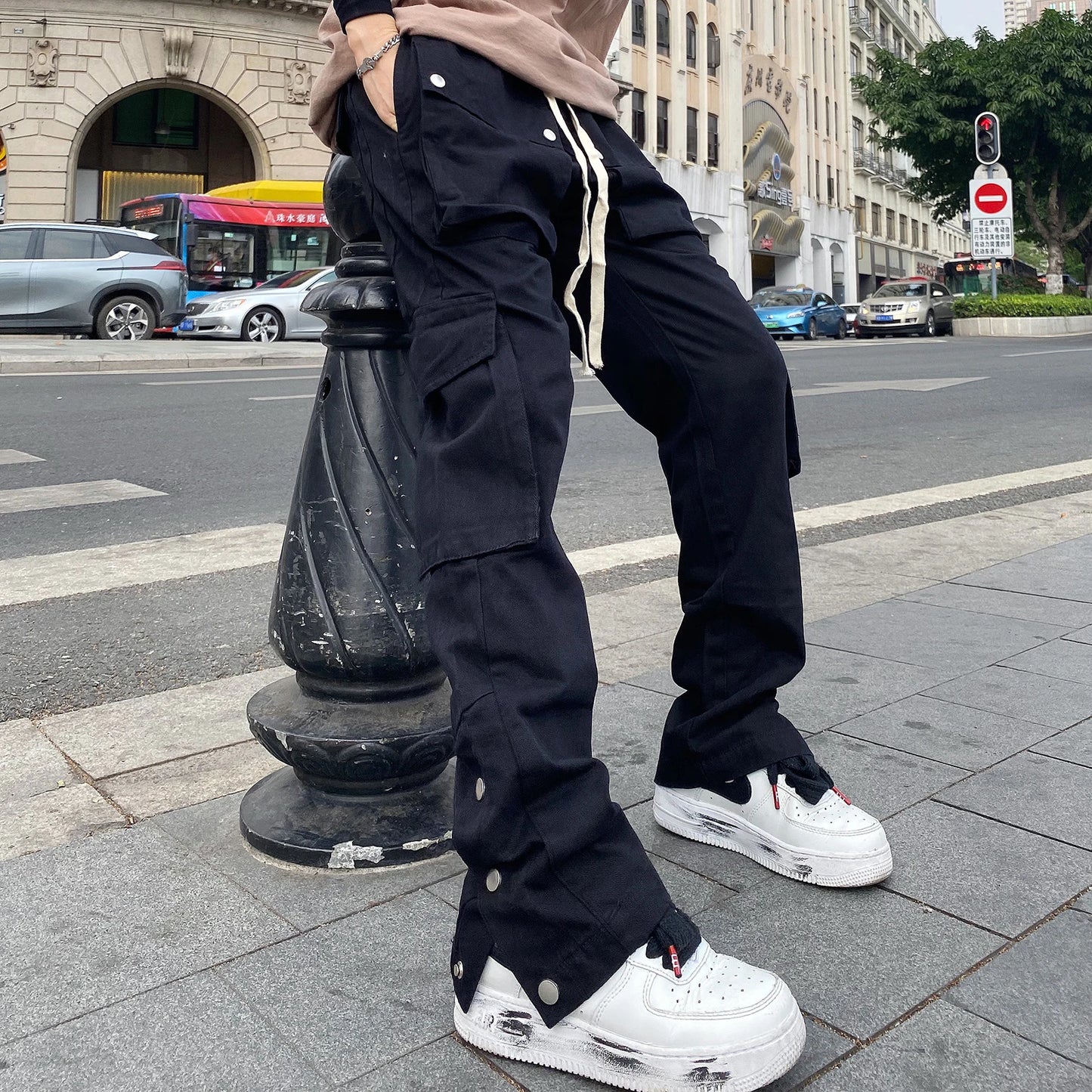 Oversize Pants Cargo Y2k Sweatpants Male Men Trousers Man Casual Black Men's Hip Hop Overalls Trendyol Baggy Women's Fashion