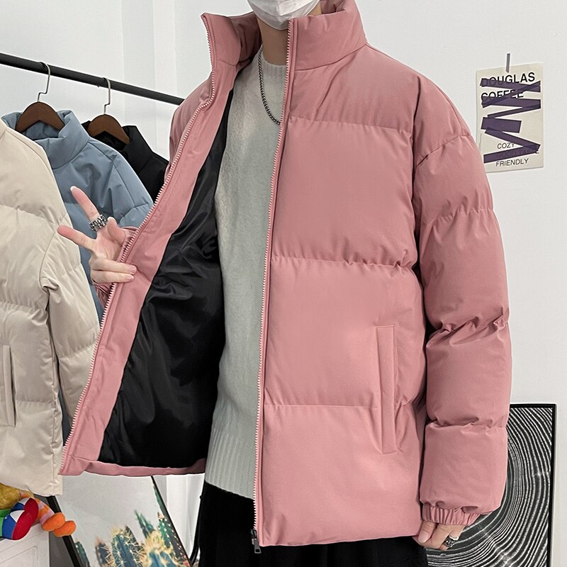 2023 Winter Padded Parka Thicken Warm Fashion Streetwear Loose Coat Male Youth New In Woman Bubble Autumn Casual Oversize Jacket