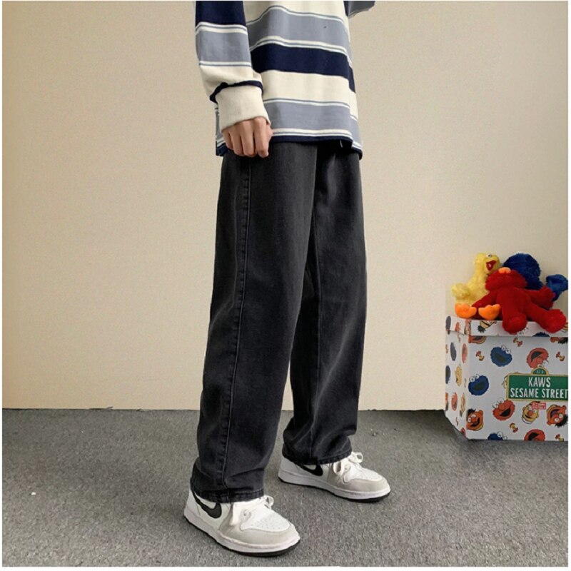 Denim Jeans Man Pants Trendyol Men Jean Sale Trousers for Men Men's Fashion Baggy Male Mens Streetwear Korean Men´s Boys Large