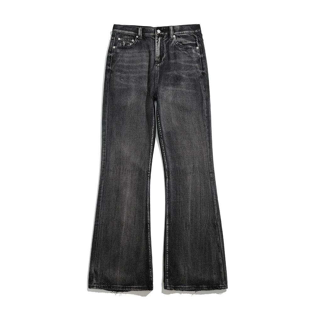 Washed Vintage Straight Wide Leg Denim Pants Men and Women High Street Baggy Casual Flare Jeans Pants  Y2K Oversized