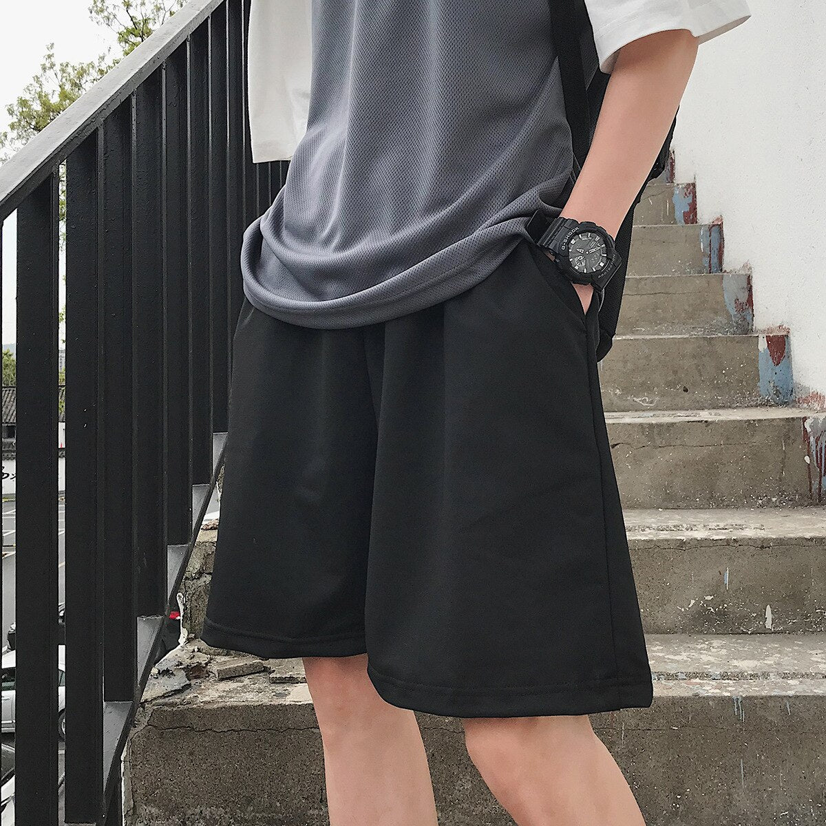 Summer Oversized Cargo Shorts Men Fashion Multi-pocket Shorts Male Casual Hip Hop Baggy Clothing Streetwear Loose Short Pants