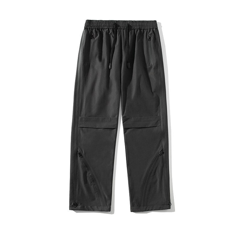 Cargo Pants Men‘s Hip Hop Pants Elastic Waist Harem Trousers Black Harajuku Casual Zipper Men Women Pants New Streetwear