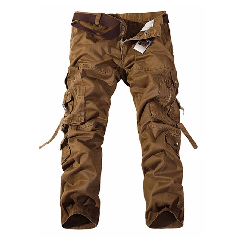 Military Tactical pants men‘s Multi-pocket washed overalls men loose cotton pants male cargo pants for male casual trousers