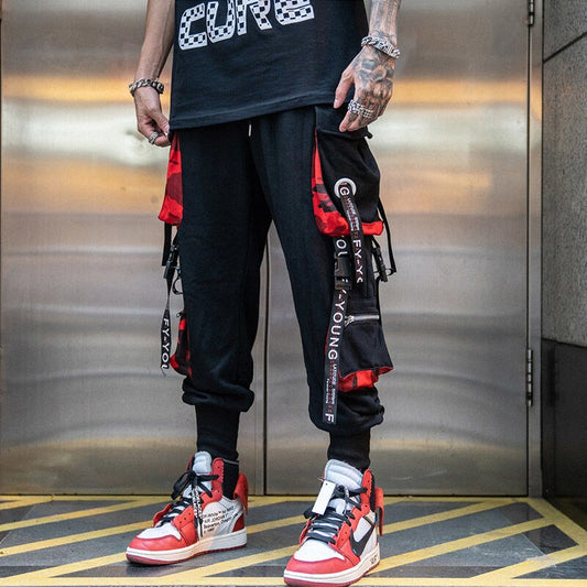 Harajuku Men's Joggers Hip Hop Jogging Pants Mens Sweatpants Clothing Man Male Streetwear Trousers Sports Clothes Oversize Cargo