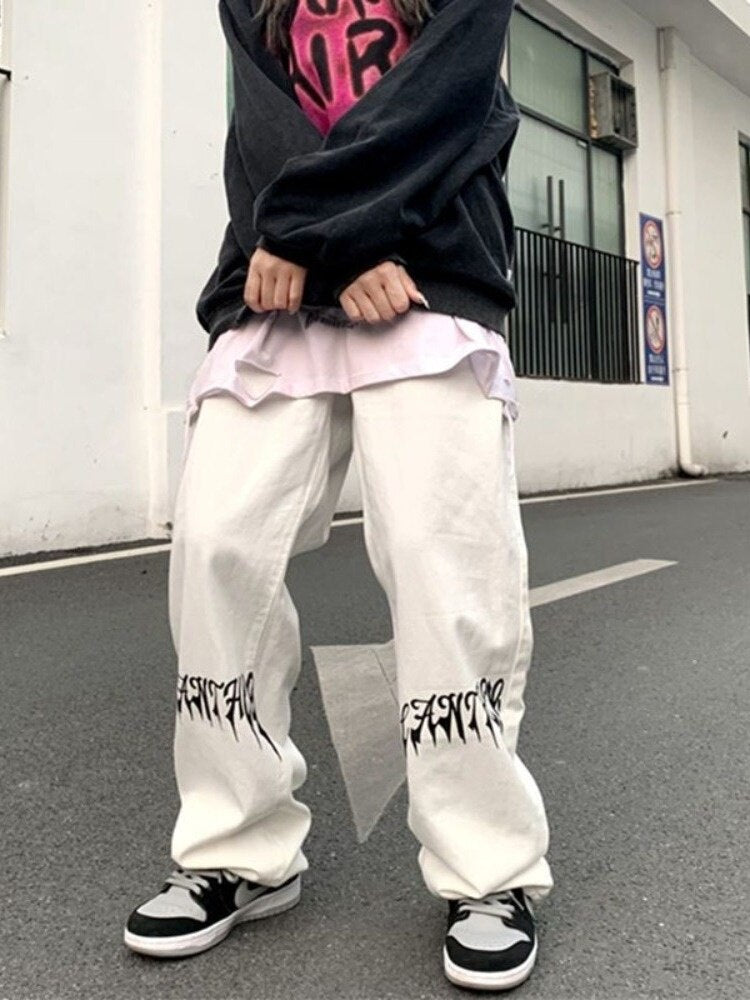 loose straight wide leg baggy pants men's trend ruffian handsome versatile original vibe pants japanese streetwear 2023