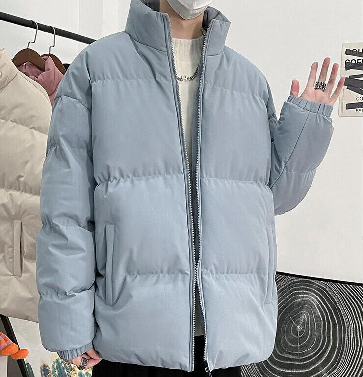 2023 Winter Padded Parka Thicken Warm Fashion Streetwear Loose Coat Male Youth New In Woman Bubble Autumn Casual Oversize Jacket