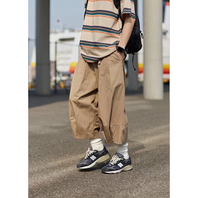 2023 Men Cargo Shorts Summer Army Green Cotton Shorts Men Loose Multi-Pocket Shorts Casual Trousers Men Clothing Oversize 3XL