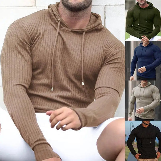 Hooded Shirt Casual Sports Clothing Fashion Gym Man Hoodies Outdoor Running New In Sweatshirts Men Popular Pullovers Large Size