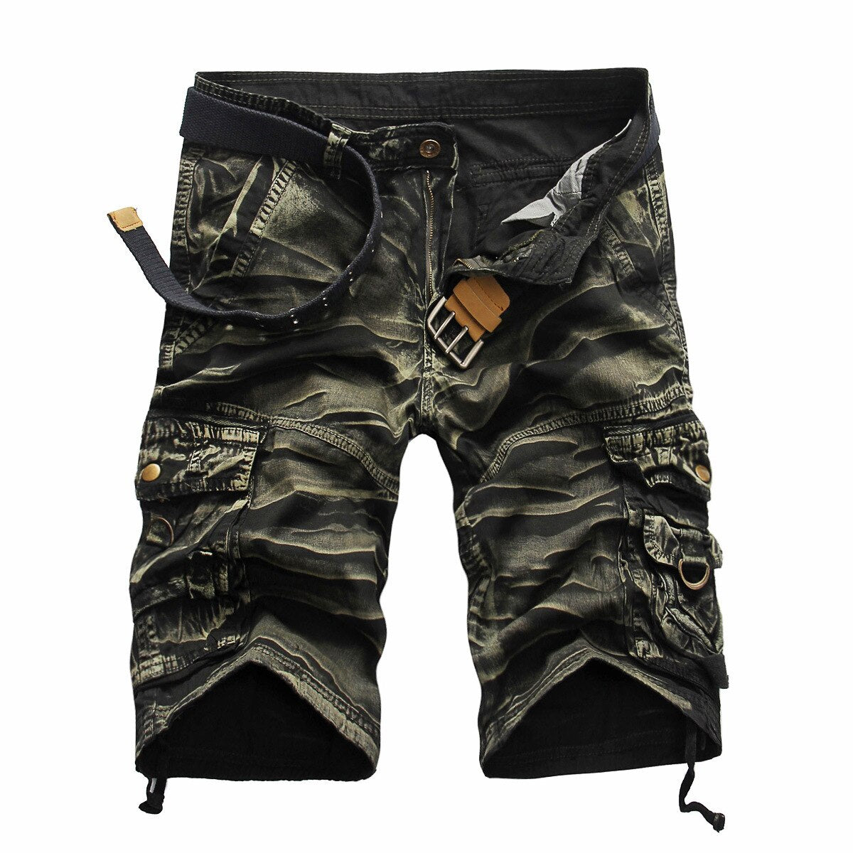 Quality Mens Casual Shorts Camouflage Camo Homme Cargo Male Loose Work Man Military Short Pants Mens Bermuda Short Pants