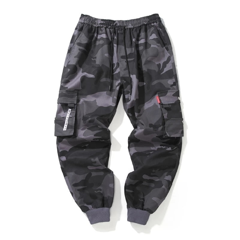 Mens Joggers Pants Casual Camouflage Cargo Pants 2023 New Men Hip Hop Streetwear Fashion Military Harem Pants Multi-Pocket 8XL