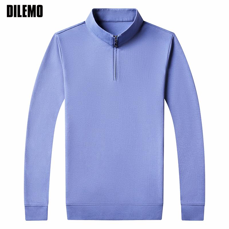 Top Grade 2023 New Fashion Brand Luxury Zipper Polo Shirt Men Casual Plain Korean Solid Color Long Sleeve Tops Mens Clothing