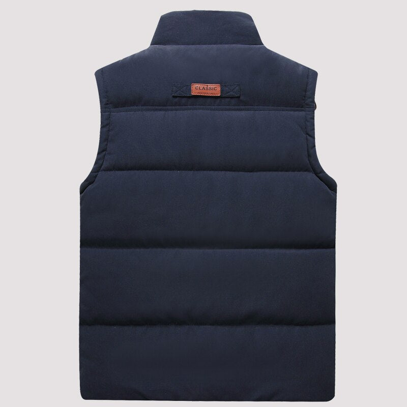 Men's Large Size Clothing Winter Vest Jackets Sleeveless Coat 2023 Fur Fashion Big Size 8xl Male Warm Waistcoat Fleece Vest Men