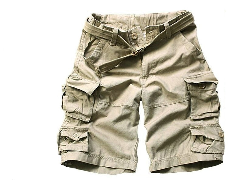 2023 Summer Army Military Bermudas Shorts Men with Belts Casual Camo Knee-length Mens Cargo Short Trousers Camouflage Hombre