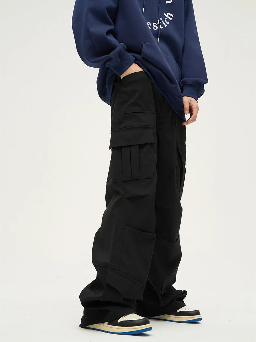 2023 Style, Senior Sense, American Cargo Pants, Men's Ins, China-Chic Casual High Street Trousers, Lovers' Pants Calca Men