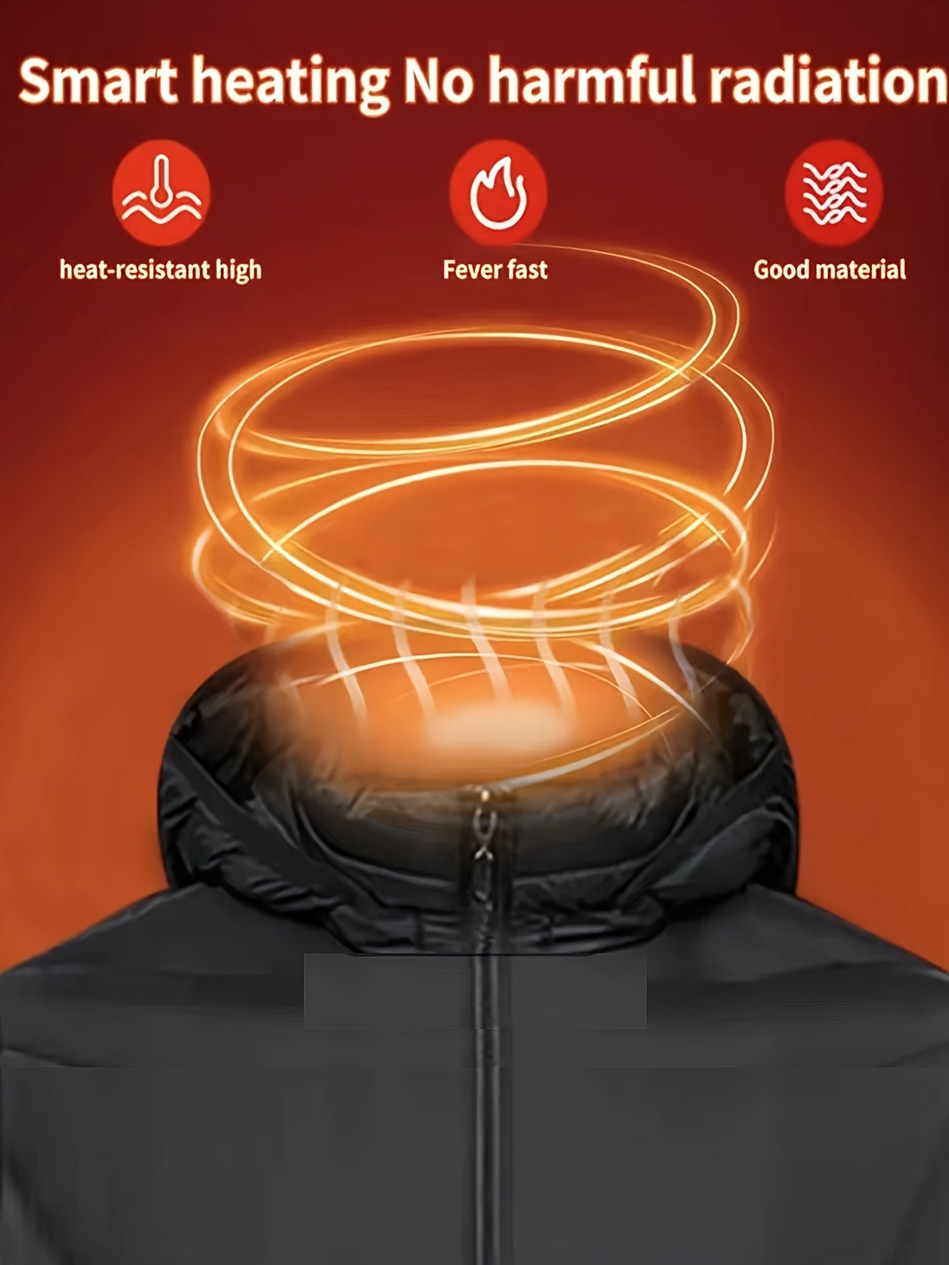 Heating Jacket Area 21 Smart Heating Jacket Charging Jacket Cold proof Whole Body Warm Winter Down Thermostatic Men's Jacket