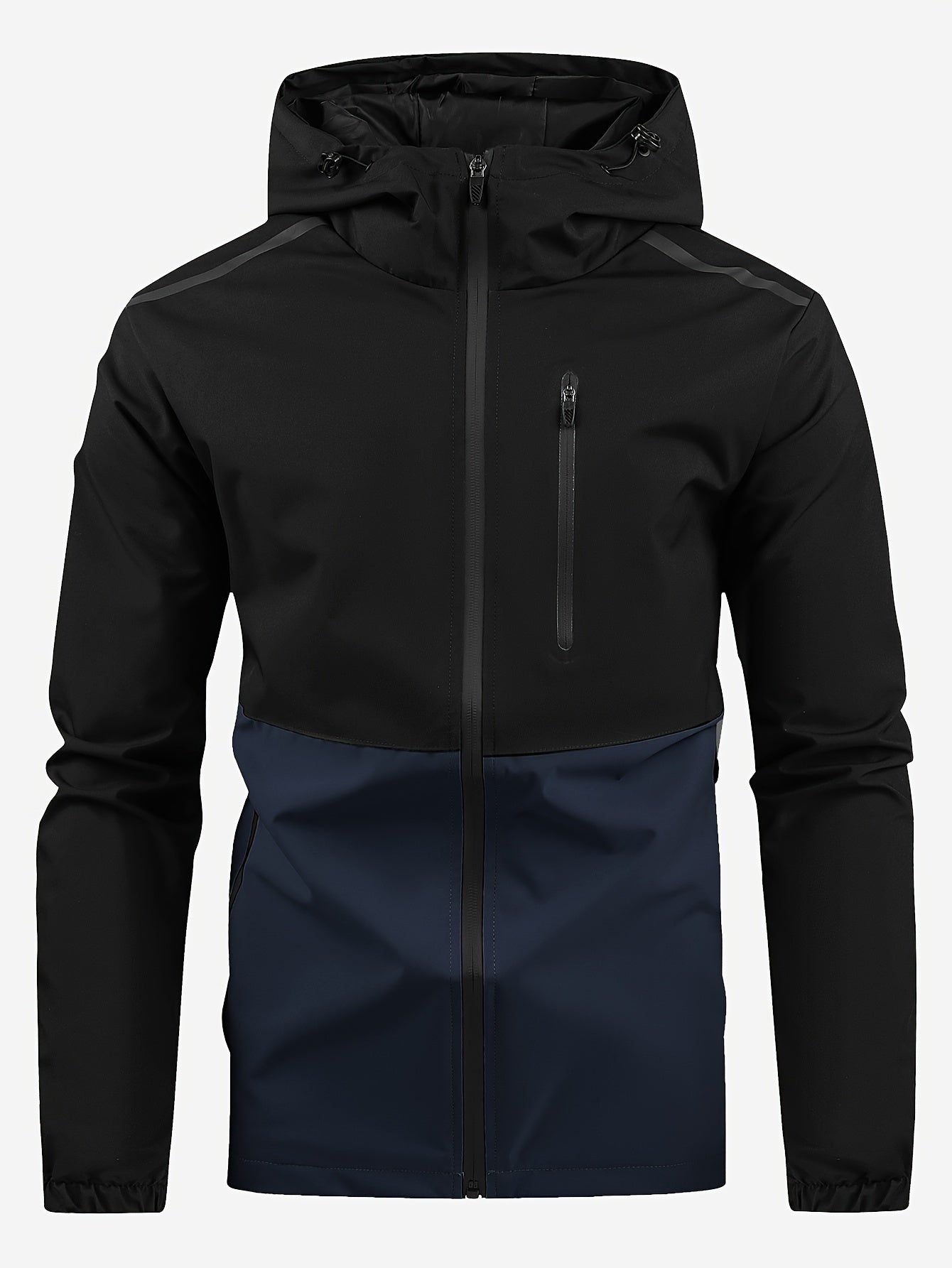 Men's Lightweight Hooded Jackets By Activity, Casual Jacket With Zipper Pockets For Fitness Outdoor Activities