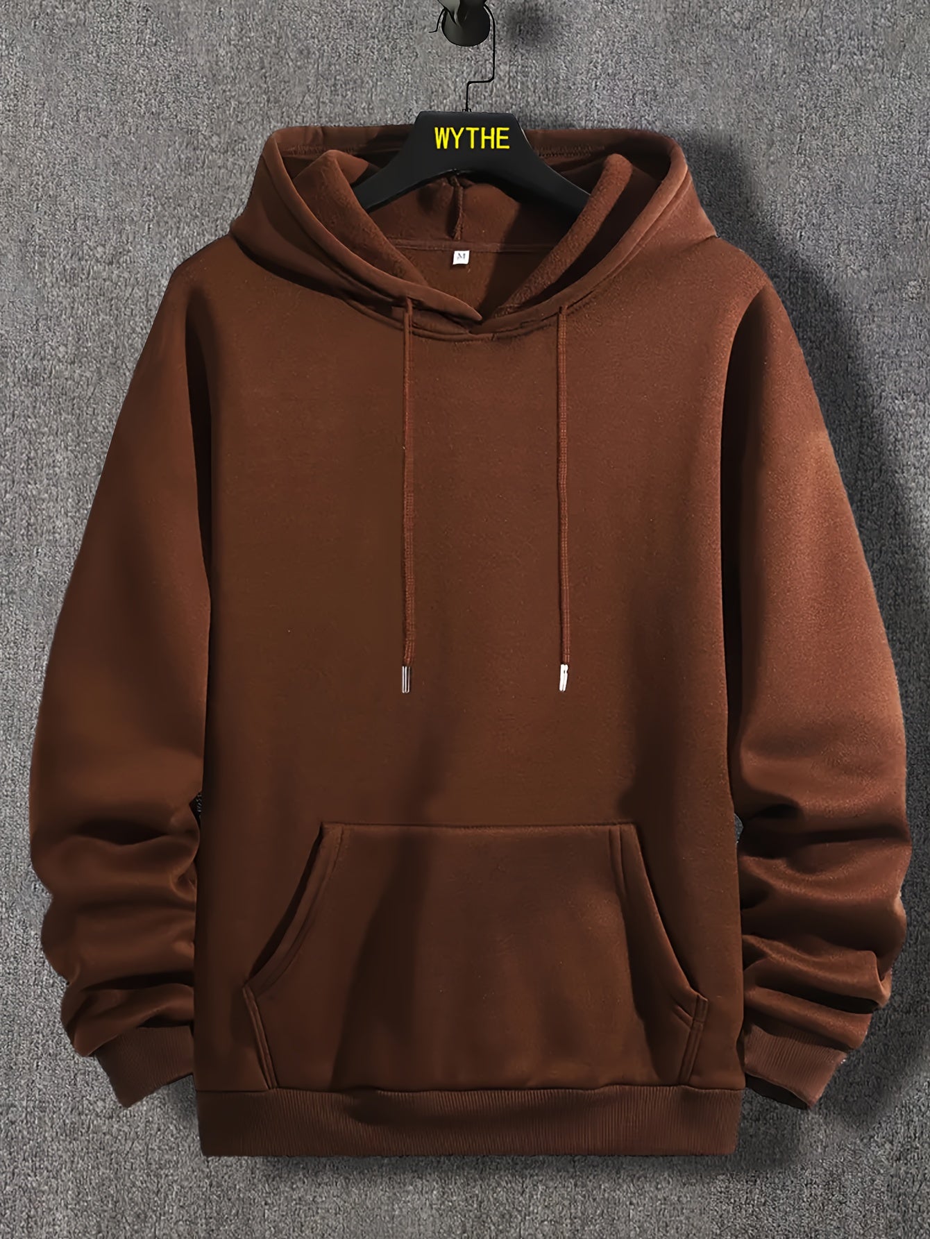 Solid Color Hoodies For Men, Men's Casual Hooded Sweatshirt With Kangaroo Pocket For Spring Fall, As Gifts