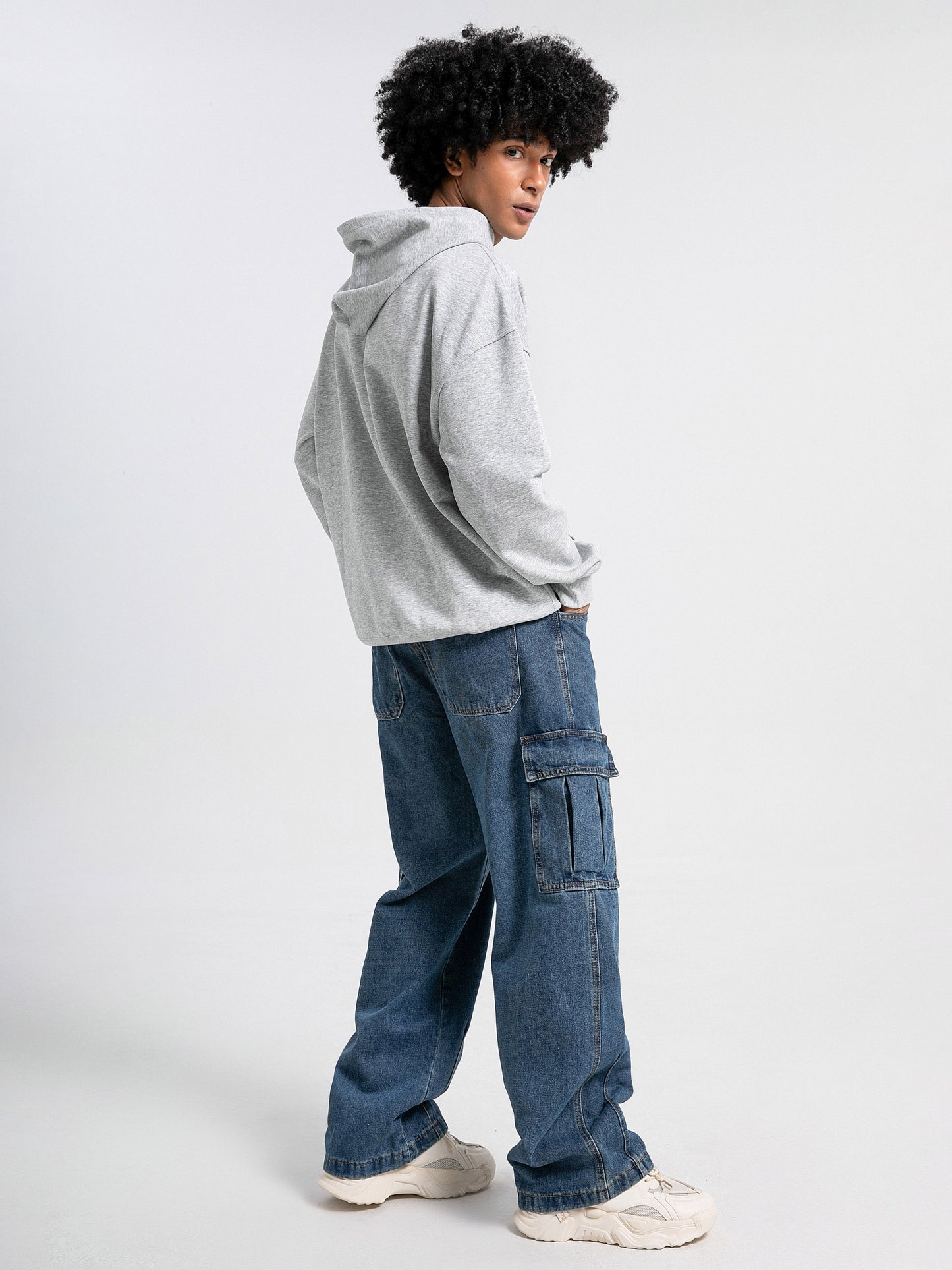 Relaxed Fit Wide Leg Denim Jeans - Soft, Breathable, Slimming, Retro Casual Workwear Pants for Men - Perfect for Hip-Hop Street Dance Gatherings, Everyday Wear, and Outdoor Activities