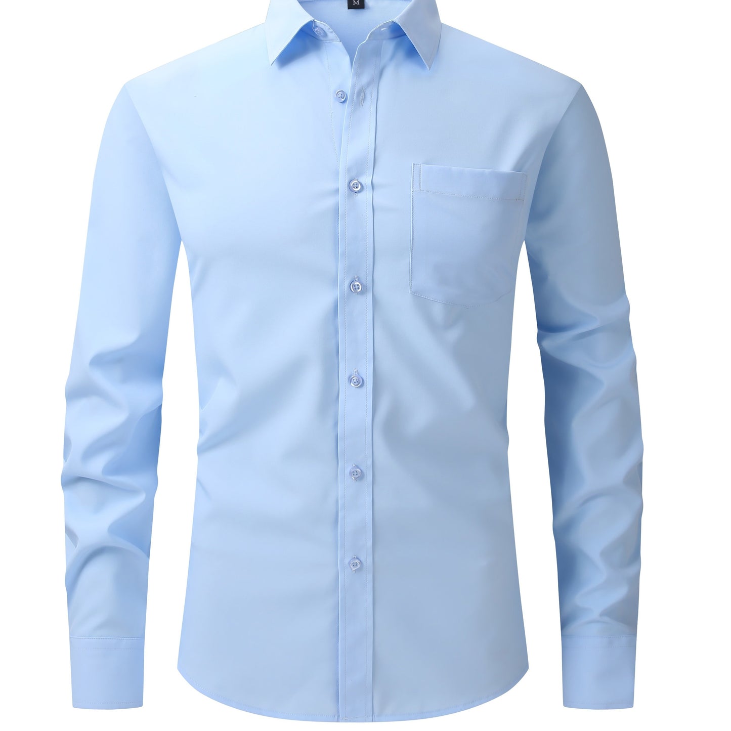 Men's Stylish Button Down Fit Lapel Dress Shirt - Perfect for Any Occasion!