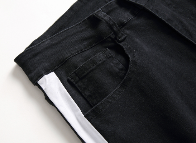 Foruwish - Beggar Jeans With Small Feet With Zipper