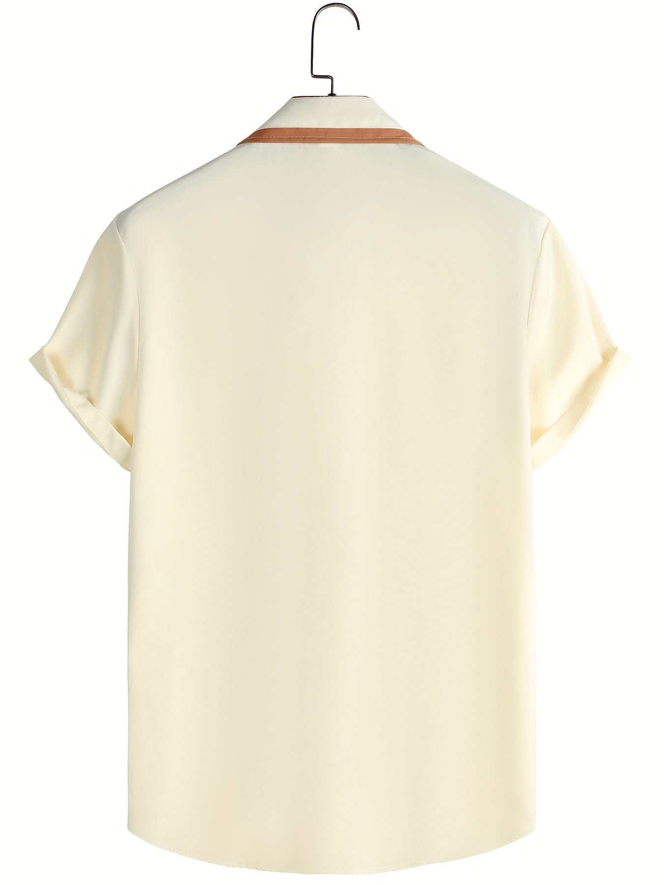 Summer Casual T-shirt: Stretchy, Buttoned, and Comfy for Men