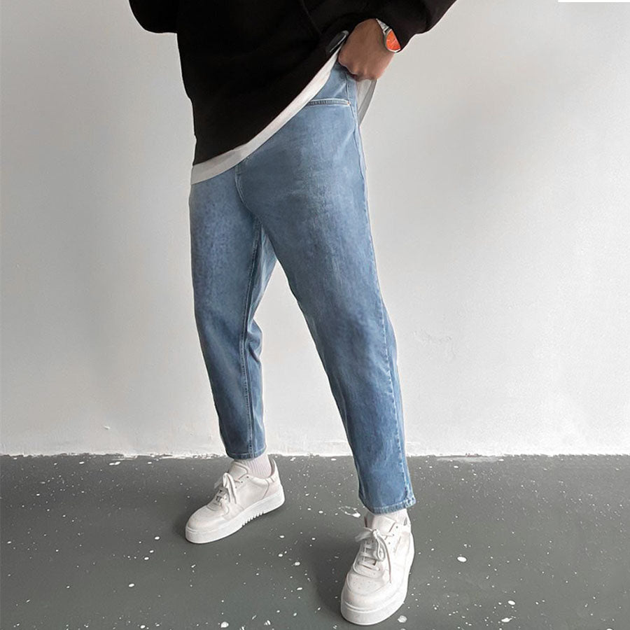 Foruwish - Men's Basic Stretch Jeans