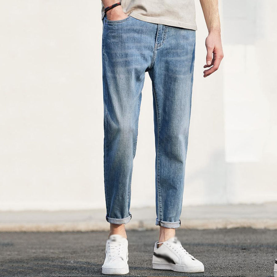 Foruwish - Men's Basic Stretch Jeans