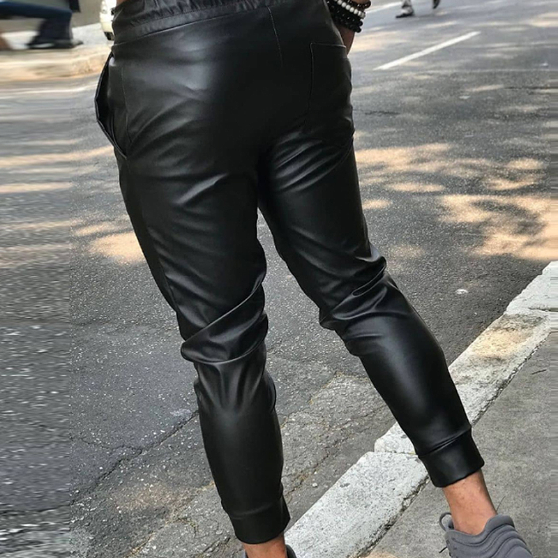 Foruwish - Trendy Leather Trackpants