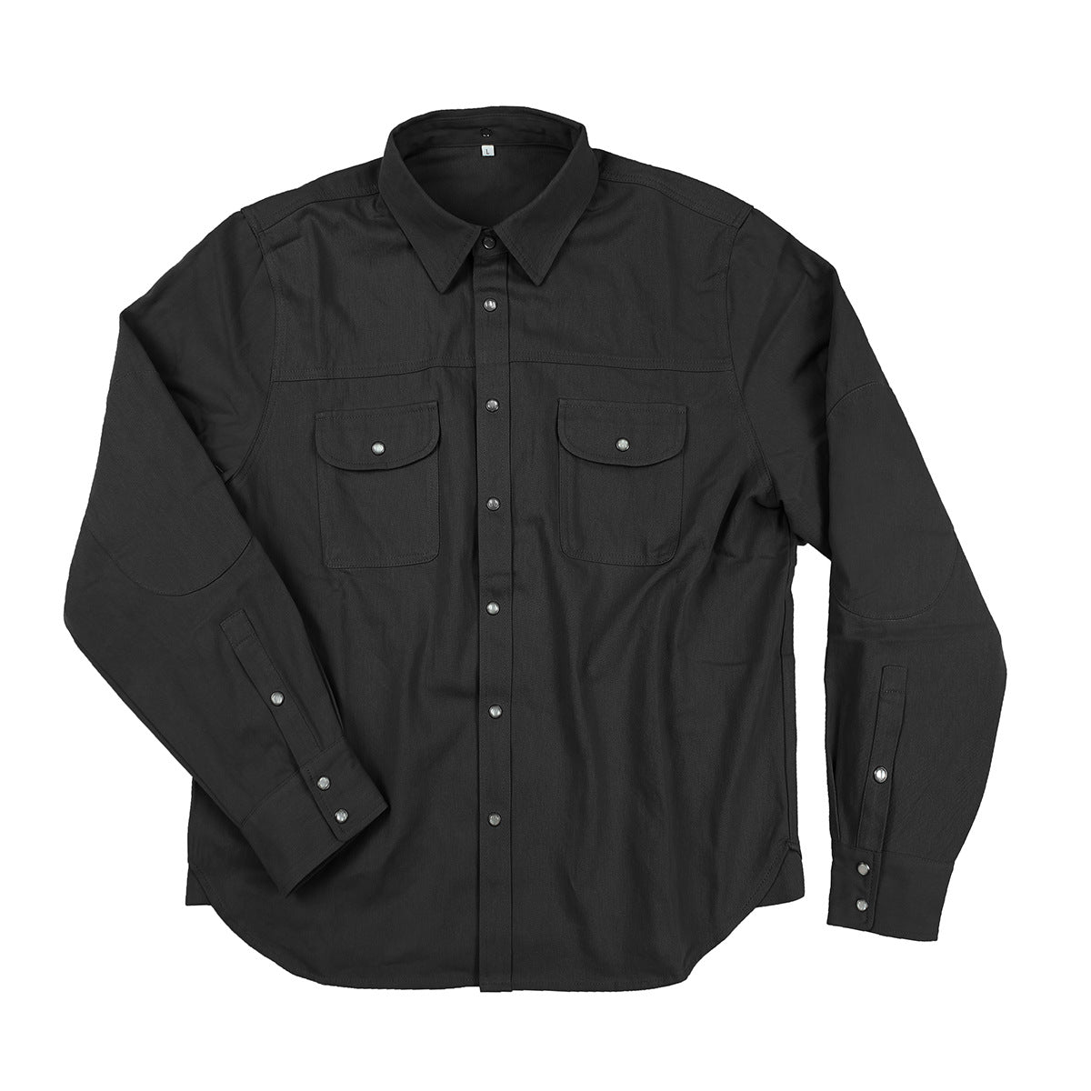 Foruwish - Men's Retro Black Rp/Cole Hauser Black Cotton Jacket For Rp Fans Dress LIke Cowboy Rp Canvas Cotton Shirt  Oversize Long Sleeve West Shirt