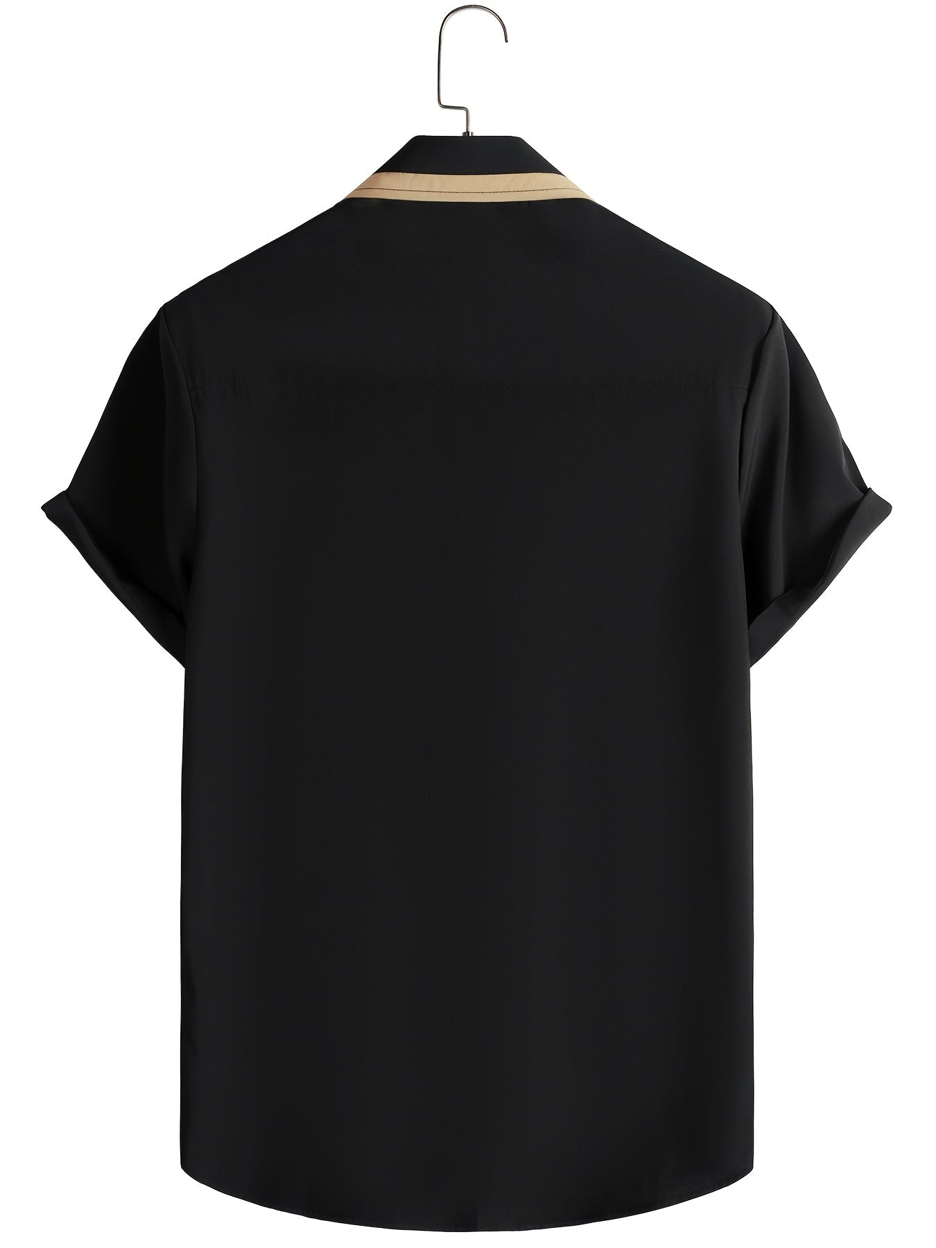 Summer Casual T-shirt: Stretchy, Buttoned, and Comfy for Men