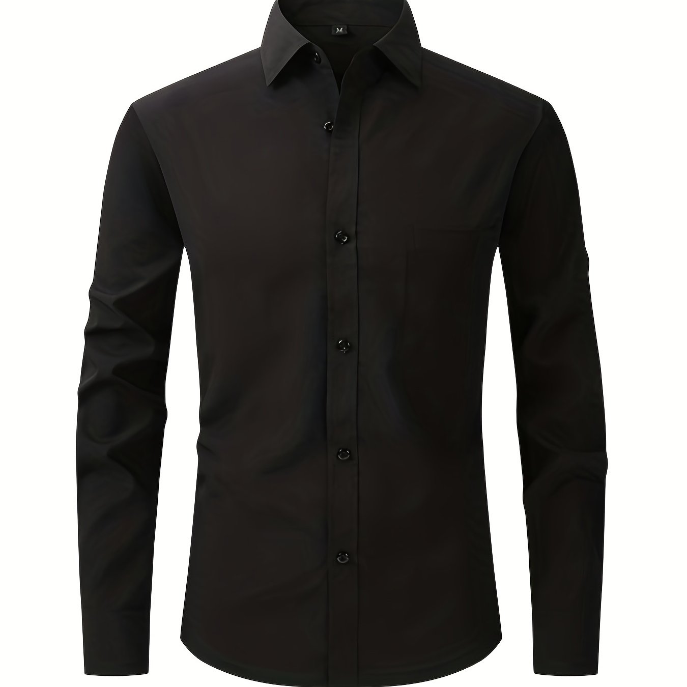 Men's Stylish Button Down Fit Lapel Dress Shirt - Perfect for Any Occasion!