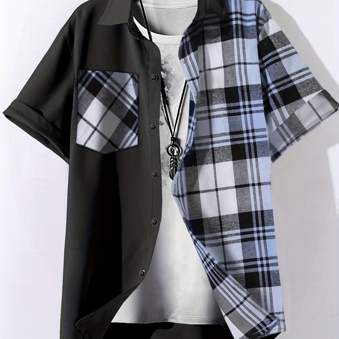 Plaid Fashion Shirt: Stylish and Lightweight for Casual Wear