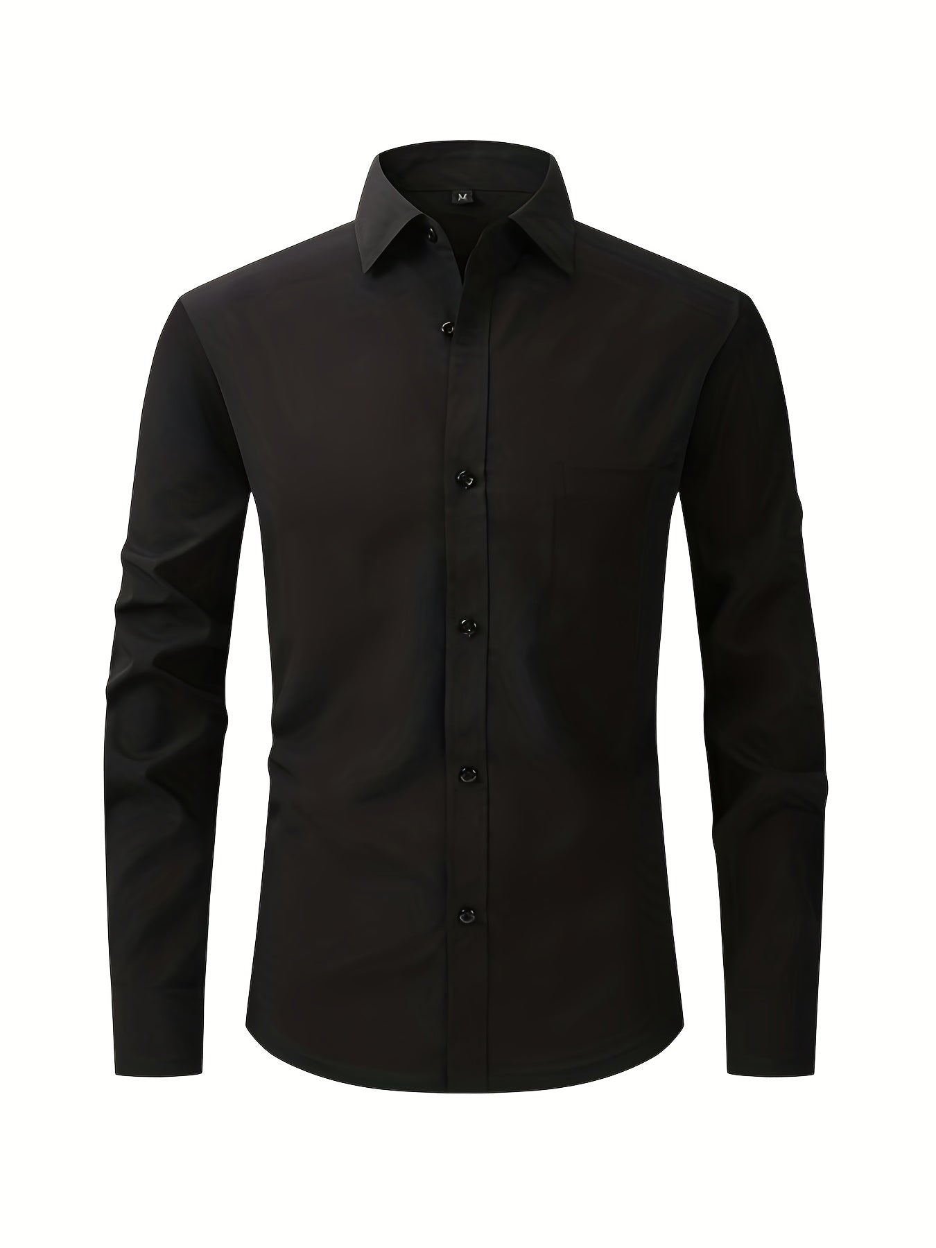 Men's Stylish Button Down Fit Lapel Dress Shirt - Perfect for Any Occasion!