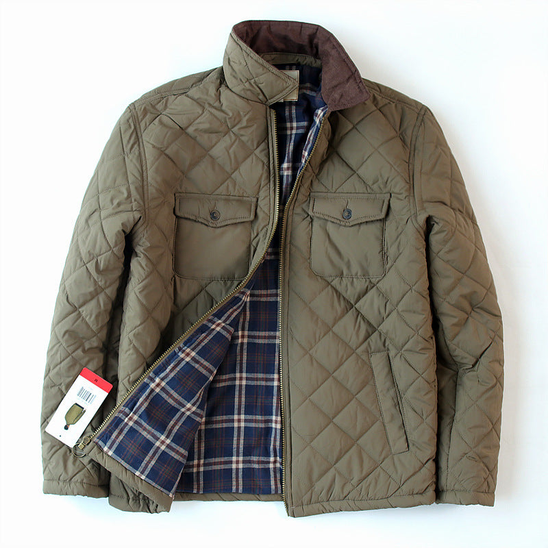 Foruwish - Men's John/Kevin Costner Jacket Flannel Lined  Quiltd Jacket Seasion 4 Dress LIke John/Kevin Dutton  Water-Resistant Plaid West  Barn Jacket