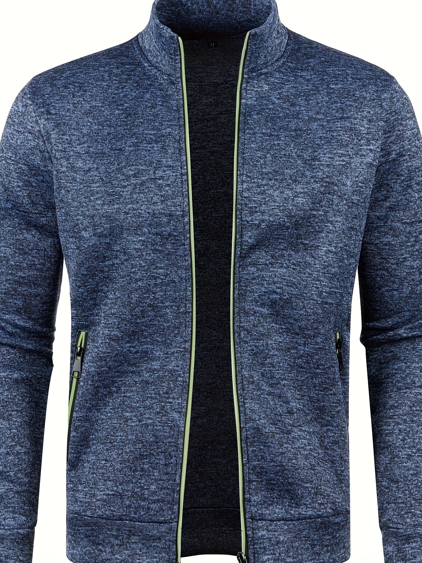 Foruwish - Elegant Mid Stretch Cardigan, Men's Casual Full Zip Up Cardigan Sweater Coat For Fall Winter