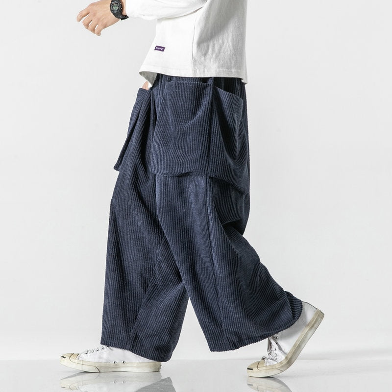 Men‘s Cargo Pants Side Pockets Men Harem Pants Streetwear Fashion Woman Jogger Sweatpants Loose Oversized Trousers 5XL