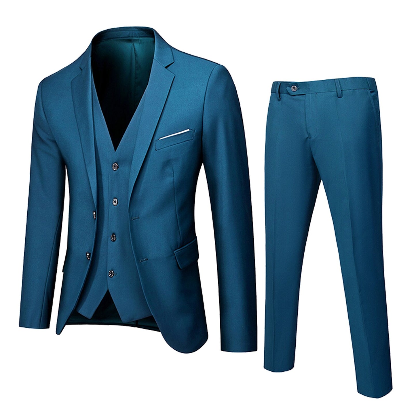 Blazers Set Suits For Men Elegant Wedding Luxury 3 Pieces Business Formal Vest Pants Full Coats 2023 Jackets Free Shipping