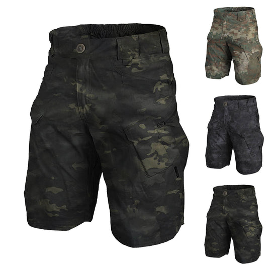 Fashion Men's Military Cargo Shorts Casual Camouflage Printed Loose Multi-Pocket Outdoor Jogging Shorts Trousers Bermuda#g3