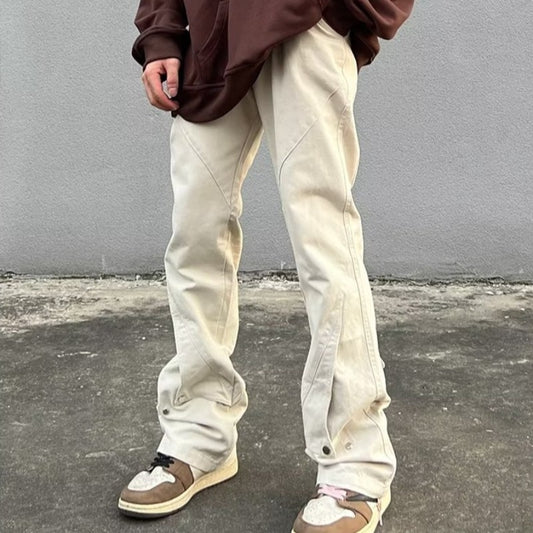 Cargo Pants Men Clothing Vintage Hip Hop Fashion Streetwear Men Pants Loose Casual Straight Mens Pants