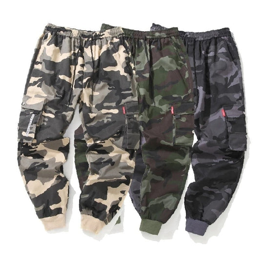 Mens Joggers Pants Casual Camouflage Cargo Pants 2023 New Men Hip Hop Streetwear Fashion Military Harem Pants Multi-Pocket 8XL