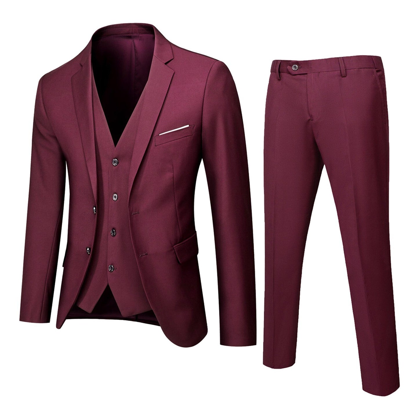 Blazers Set Suits For Men Elegant Wedding Luxury 3 Pieces Business Formal Vest Pants Full Coats 2023 Jackets Free Shipping